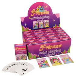 24 Stuks - Mini Speelkaarten - Model: Princess - In Display - Uitdeelcadeautjes - Traktatie voor kinderen - Meisjes