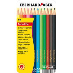 Eberhard Faber EF-514813 Kleurpotloden Classic Metaaletui A 12 Stuks