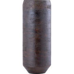 PTMD Bloempot Gerd - 24x24x60 cm - Hout - Bruin