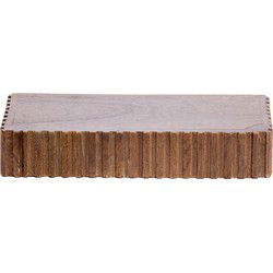 Light&living Wandplank 40x20x7 cm GATURA hout donker bruin