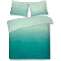 DoubleDry Dekbedovertrek My Design 100% Katoen - Tweepersoons 200x200 cm + 2 Kussenslopen - aqua