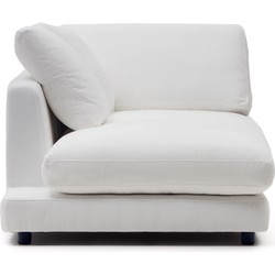 Kave Home - Chaise longue Gala links wit 193 x 105 cm