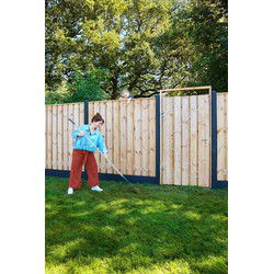 Berton paal IJssel gecoat eindmodel 280 cm Tuindeco