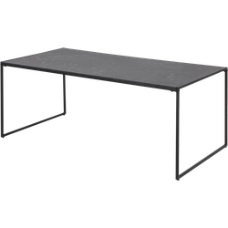 Imke salontafel marmerlook antraciet - 120 x 60 cm