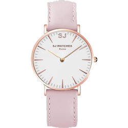 LW Collection SJ WATCHES Rome horloge dames roze 36mm