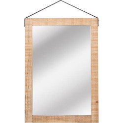 LABEL51 Spiegel - Naturel - Mangohout - 70x100 cm