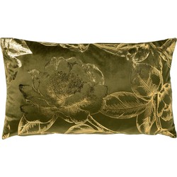 Dutch Decor AVA - Sierkussen 30x50 cm Military Olive - groen - Dutch Decor