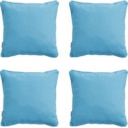 Madison -  Sierkussen Panama aqua - Ca. 60x60 cm - Set van 4