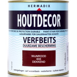 Houtdecor 633 wijnrood 750 ml - Hermadix