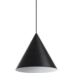 Moderne Metalen Ideal Lux E27 A-line Hanglamp - Zwart
