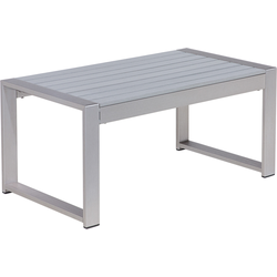 Beliani SALERNO - Salontafel-Grijs-Aluminium