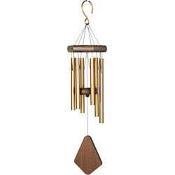 Nature's Melody Windgong Gestemde Klankbuizen 106cm Aluminium-Brons