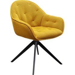 Eetkamerstoel Carlito Mesh Yellow