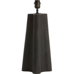 Light & Living - tafellamp - Navelli - zwart - hout - losse armatuur - E27 - 8314912