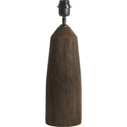 Light&living Lampvoet Ø15x35 cm TRAPANI hout mat donker bruin