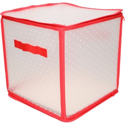 Kerst opbergbox - 31 x 31 x 31 cm - voor 27x kerstballen - opruimen - Kerstballen opbergboxen