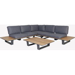 Lota Lounge Hoekset - 3 stuks - Antraciet