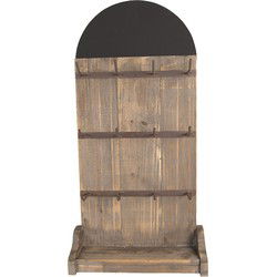 Clayre & Eef Mokkenrek Bruin Hout