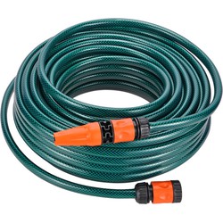 Tuinslang/waterslang - 30 meter - groen - verstelbaar mondstuk - Tuinslangen