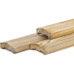 Afdekregel robuust grenen 240 cm Tuindeco