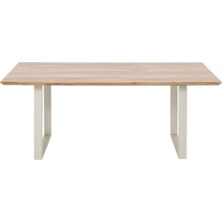 Eettafel Symphony Zilver 200x100cm