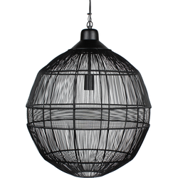 WOOOD Enes Hanglamp - Metaal - Zwart - 33x14x14