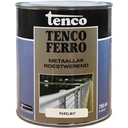 Ferro parelwit 0,75l verf/beits - tenco