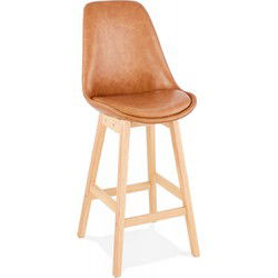 ELENA halfhoge snackkruk 48x56x102 cm Bruin
