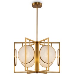 Maytoni - Hanglamp Marmo - Goud - Ø51,7