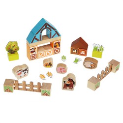 Cubika Cubika houten speelset boerderij