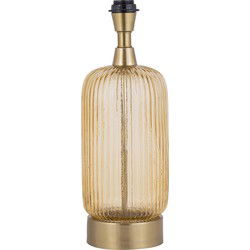 PTMD Juliet Amber Glass Lampbase Long