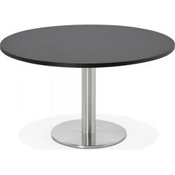 HOUSTON zwarte lounge salontafel - Ø 90 cm HOUSTON 90x90x45