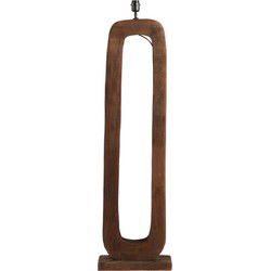Light & Living - vloerlamp - Kelafo - bruin - hout - losse armatuur - E27 - 8215964