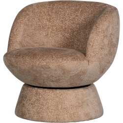 WOOOD Shuffle Draaifauteuil - Polyester - Naturel - 72x73x71