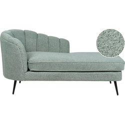 Beliani ALLIER - Chaise longue-Groen-Bouclé