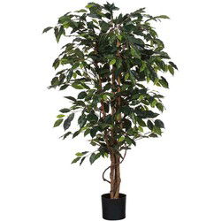 Mica Decorations Fiscus Kunstplant in Pot - H135 x  Ø75 cm - Groen