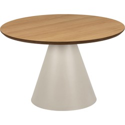 Salontafel Naturel/Grijs - 65x65x43cm - Skagen