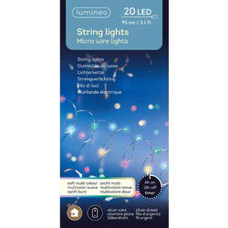 MicroLED string BO l95 cm zilver/zmlt kerst
