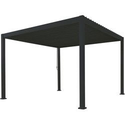Overkapping vierkant L Rota 360 cm x 360 cm Matt royal grey