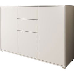 Meubella Dressoir Gideon - Wit - 141 cm