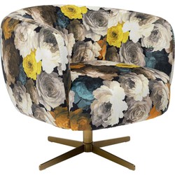 Kare Draaifauteuil Peony Yellow