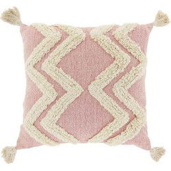 Unique Living - Sierkussen Dahlia Sugar Pink -45x45cm