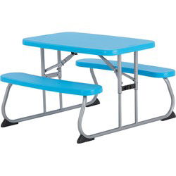 Lifetime® Kindertafel Opvouwbaar - Picknickset voor binnen en buiten - Blauw