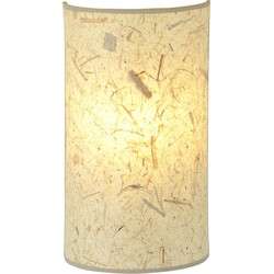 Landelijke wandlamp Aston Zwart