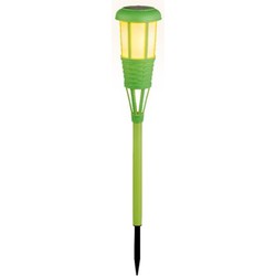 Lumineo Tuinfakkel - solar - groen - 61 cm - Fakkels