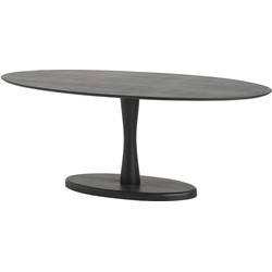 Eetkamertafel 160, ovaal, Black