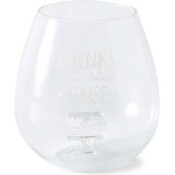 Drinks On The House Glass