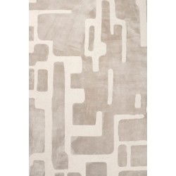 Mart Visser vloerkleed Aesthetic velvet linen 13 Beige - polyester - 200 x 290 cm - (L)