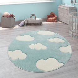Kindervloerkleed - Cosena - Blauw - 200x290 cm