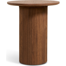 Nora Bijzettafel - Ø40cm Walnoot